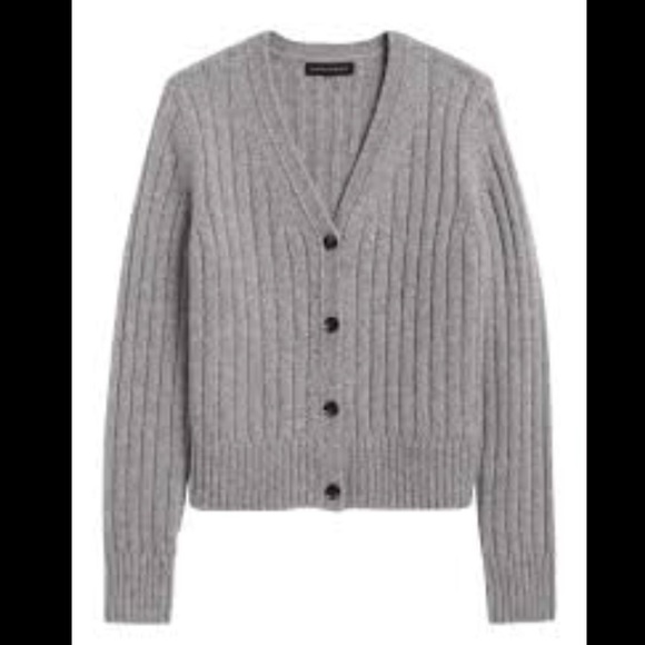 banana republic cropped cardigan